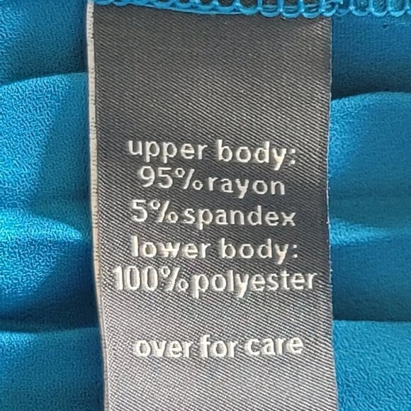 New The Limited Collection Turquoise Pleated Sweater Top 2X - Picture 6 of 6